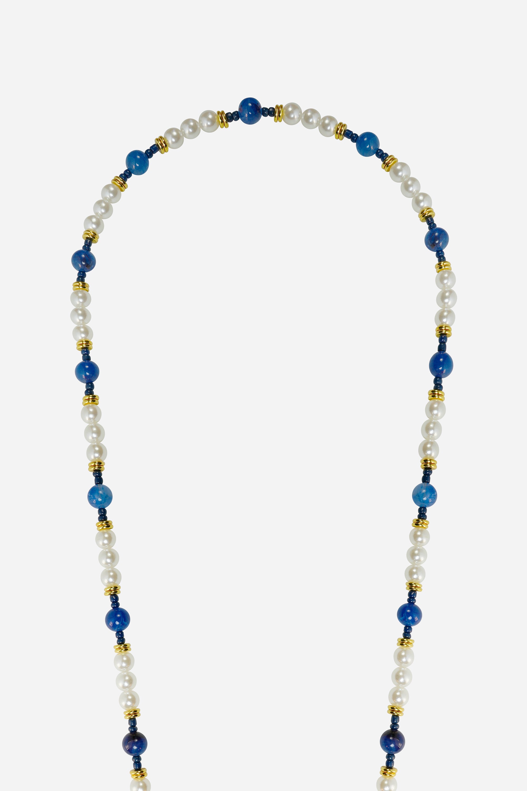 Chaine Longue Freida Bleu 120 cm