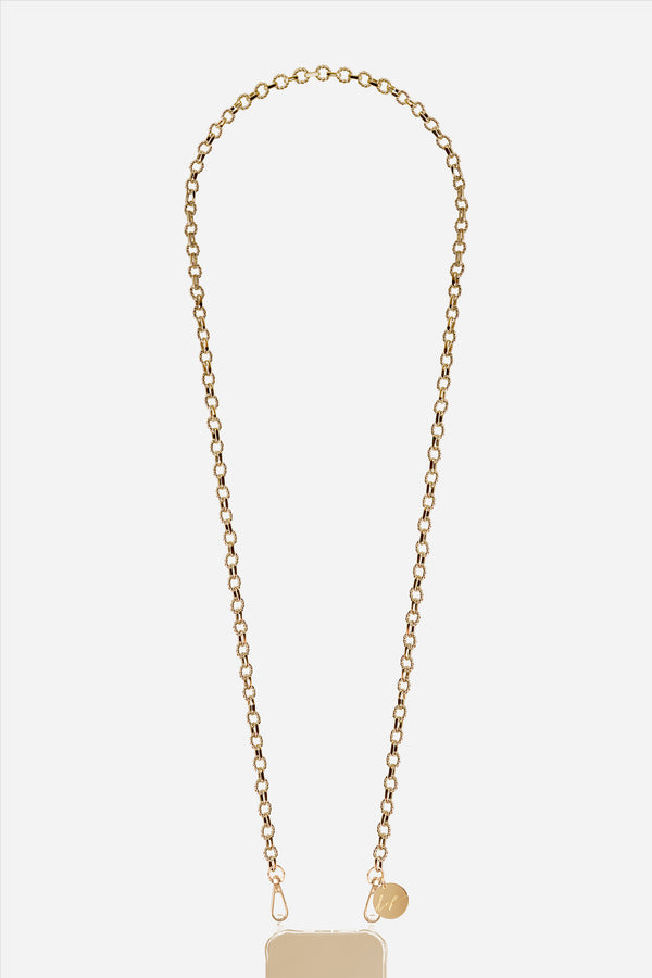 Chaine Longue Zita Dore 120 cm