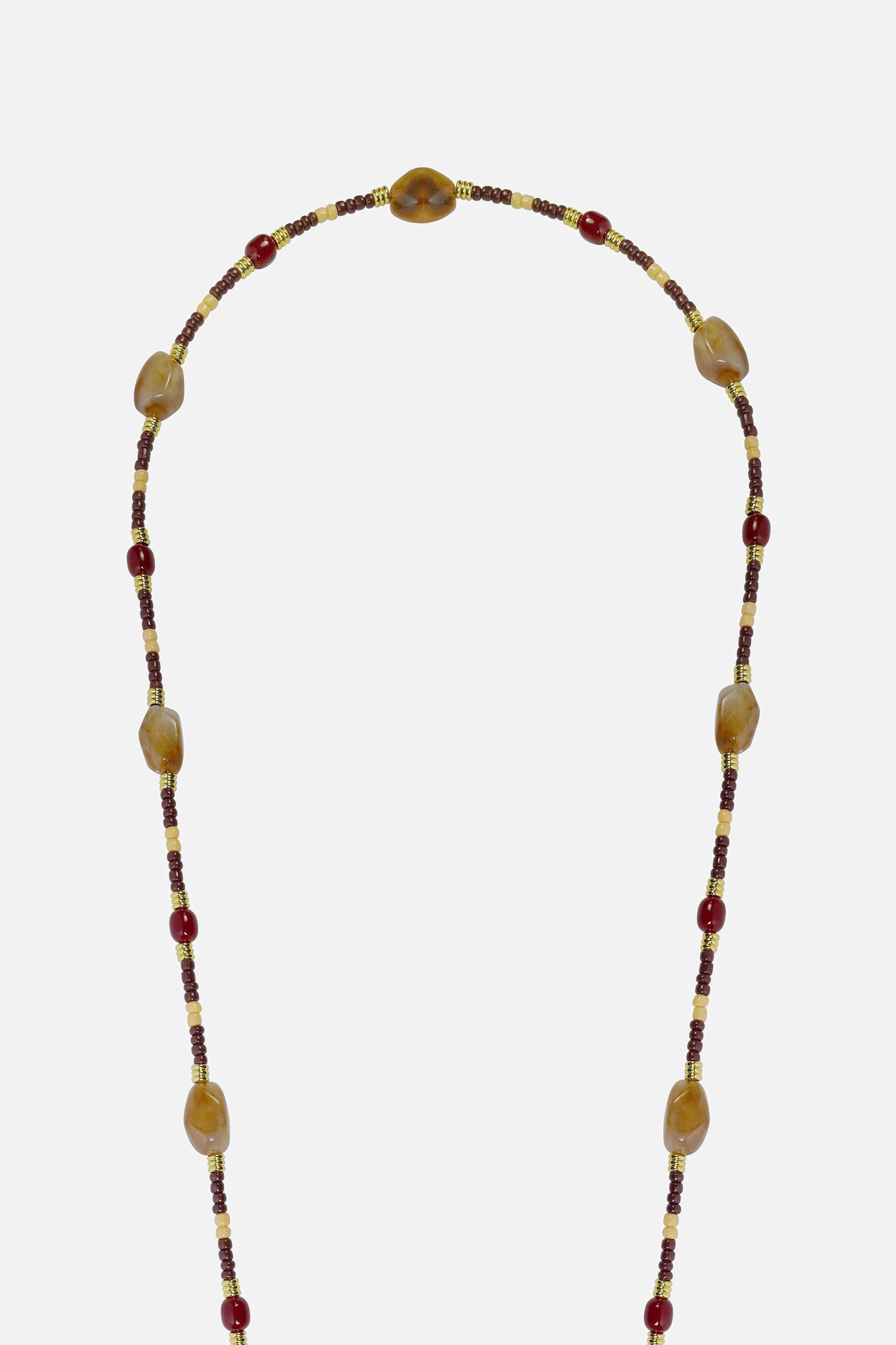 Chaine Longue Clea Marron 120 cm - 3