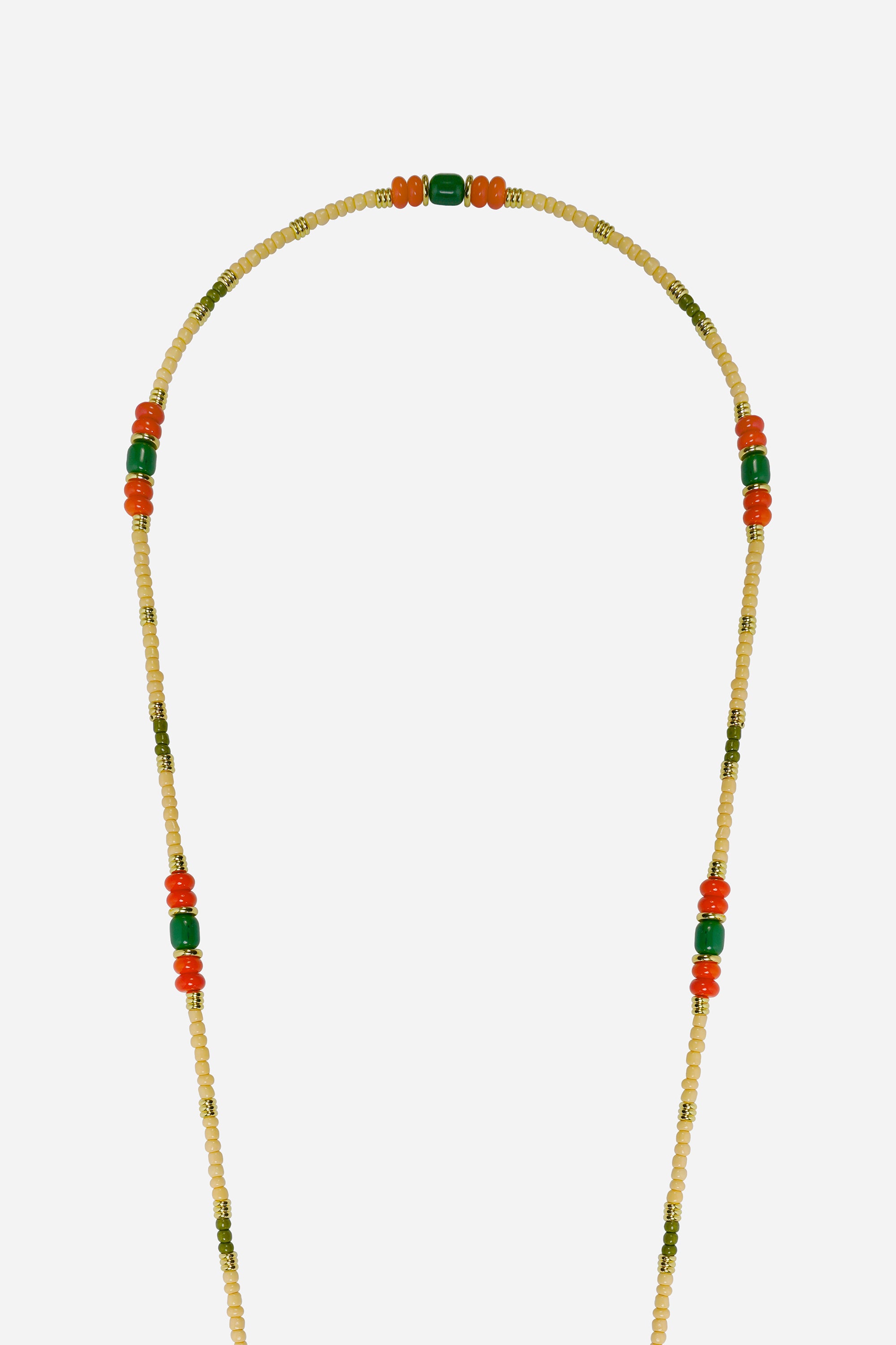 Chaine Longue Marianne Orange 120 cm