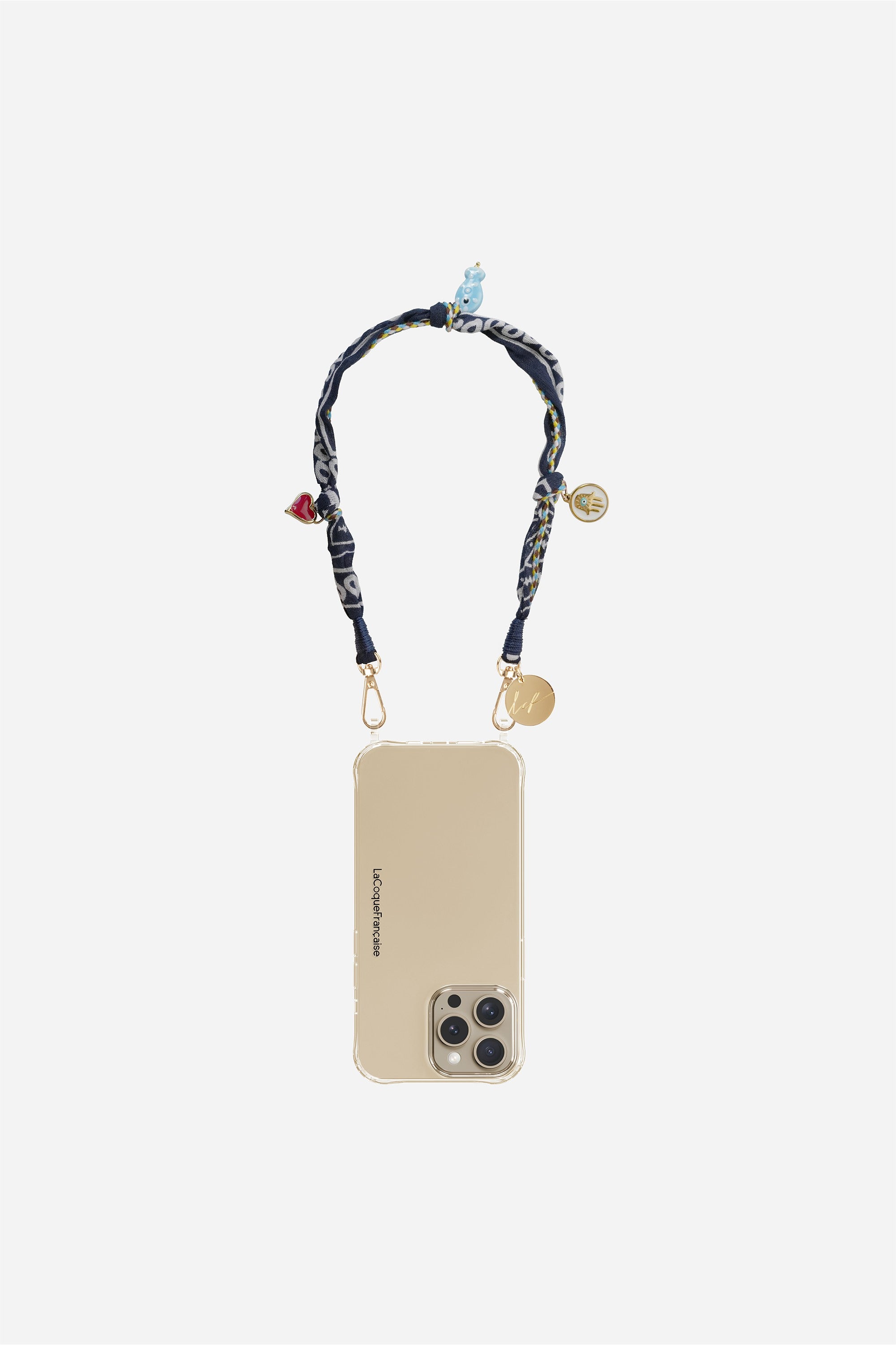 Chaine Courte Laia Bleu 40 cm