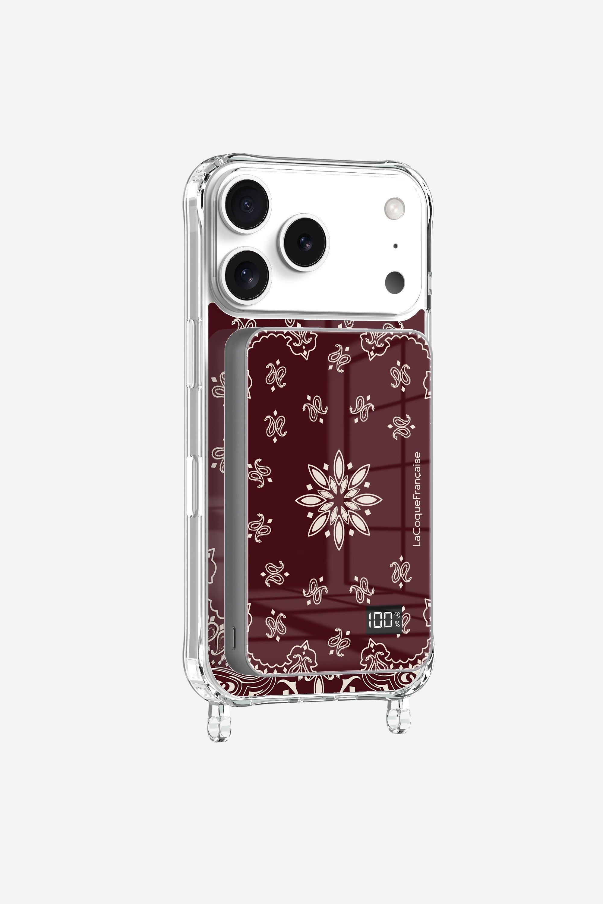 Batterie Magsafe Bandana Bordeaux Bordeaux 10 000 Mah