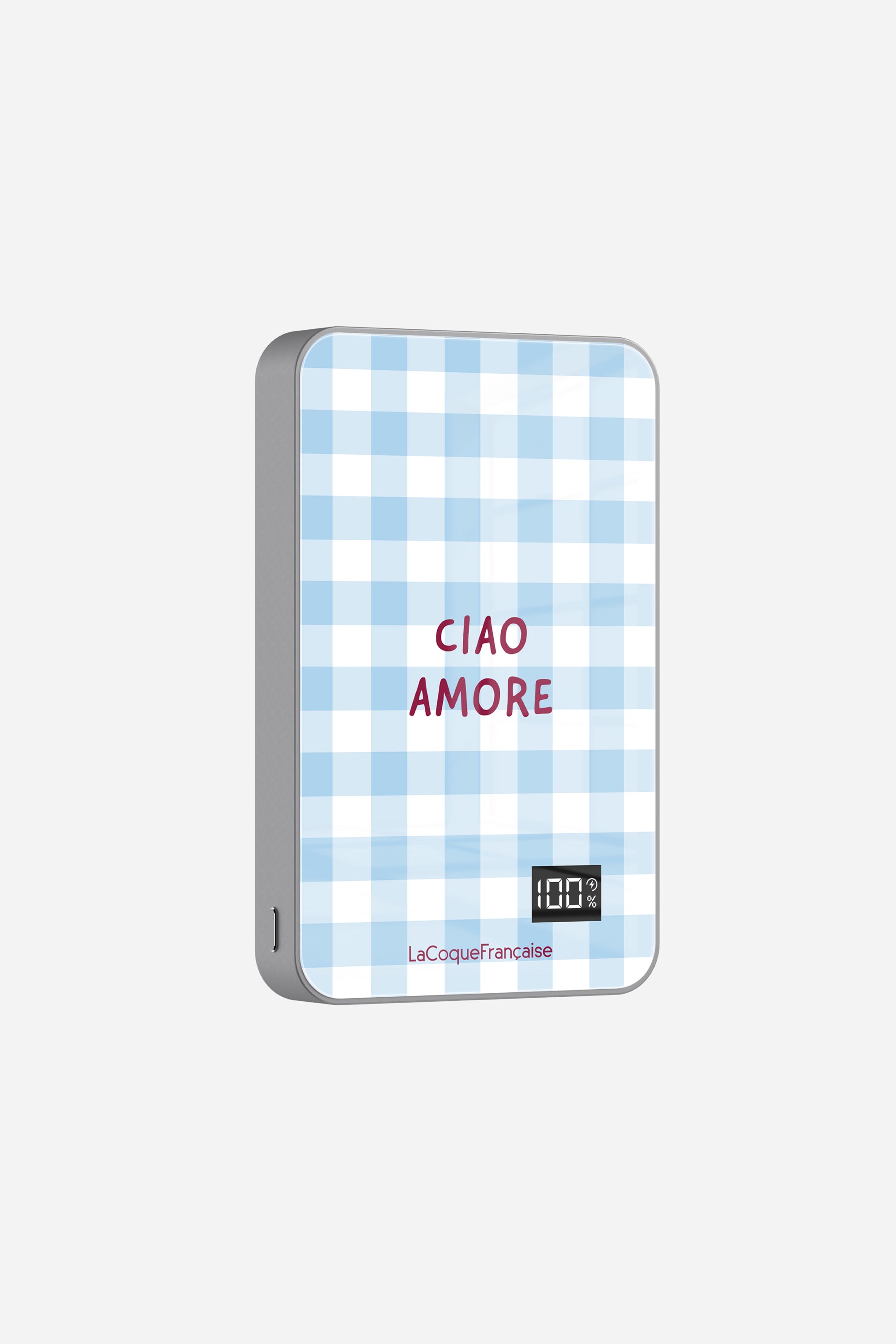 MagSafe Battery Ciao Amore Vichy Blue Blue 10,000 mAh