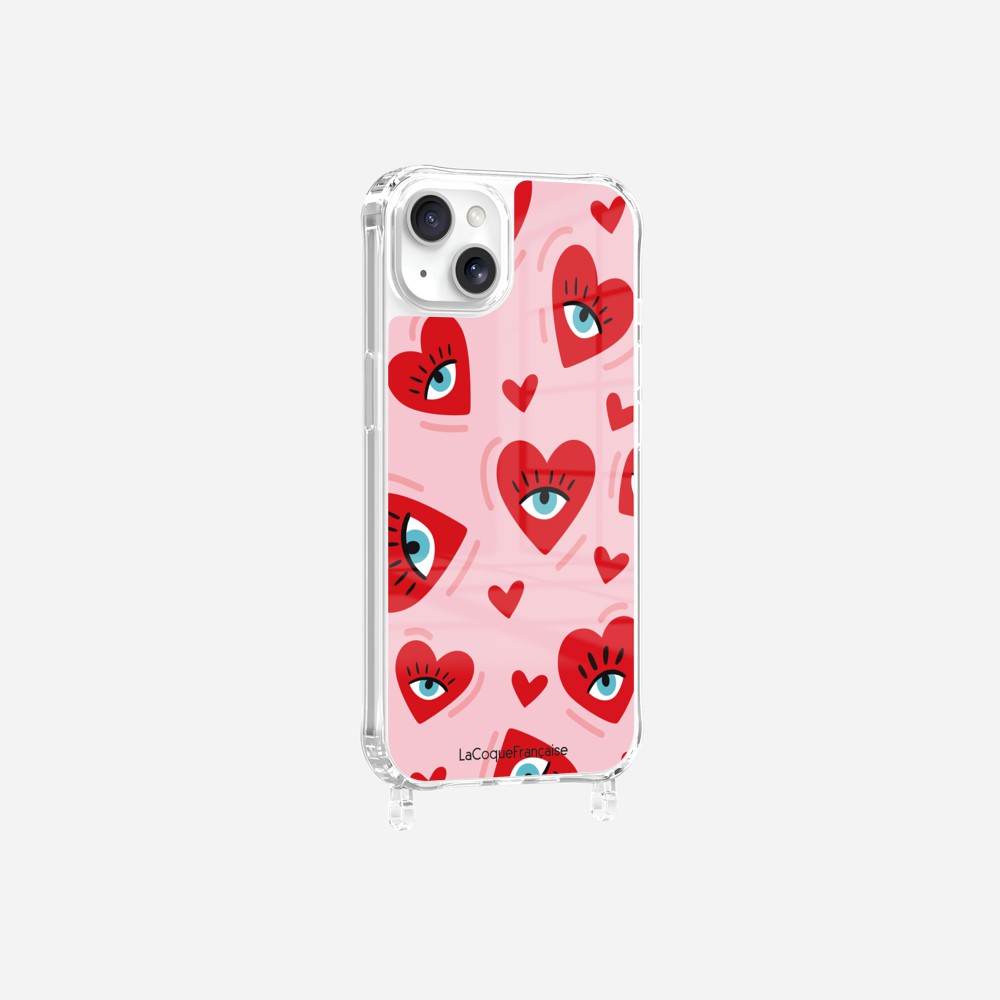 Coque Anneaux Imprimee Yeux D'amour - 13