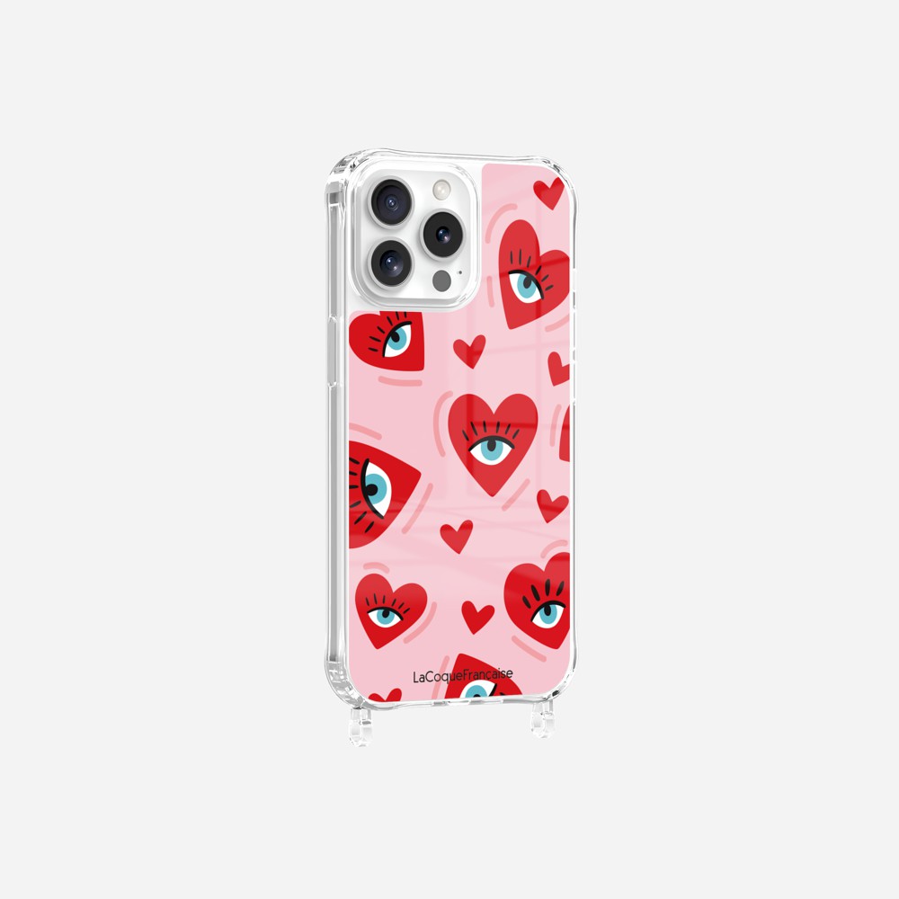 Coque Anneaux Imprimee Yeux D'amour - 15