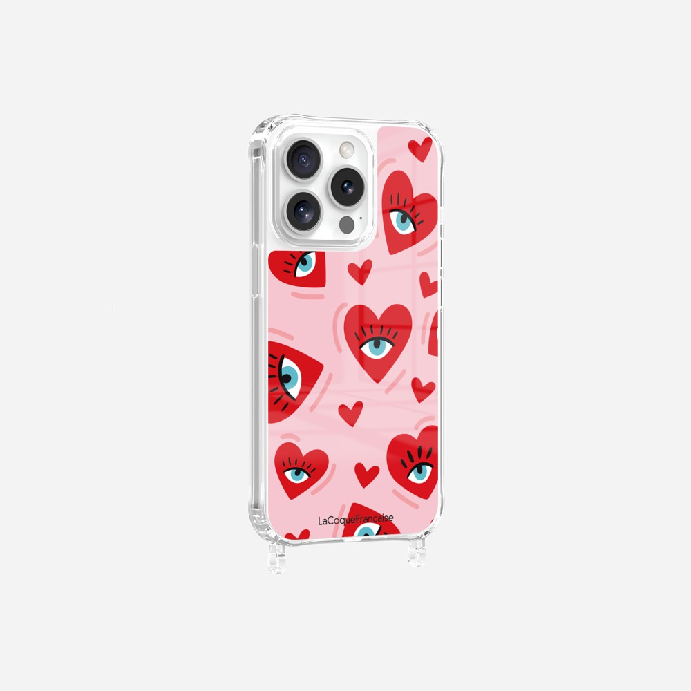Coque Anneaux Imprimee Yeux D'amour - 14