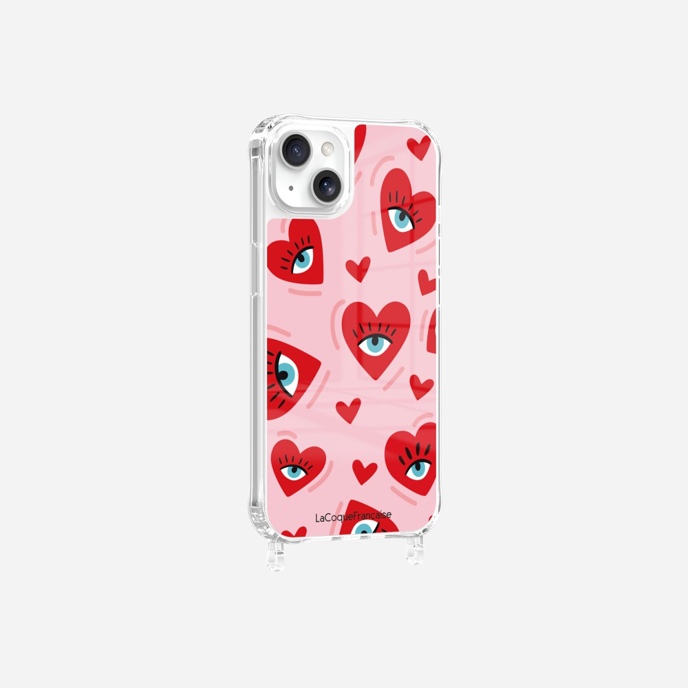 Coque Anneaux Imprimee Yeux D'amour - 17