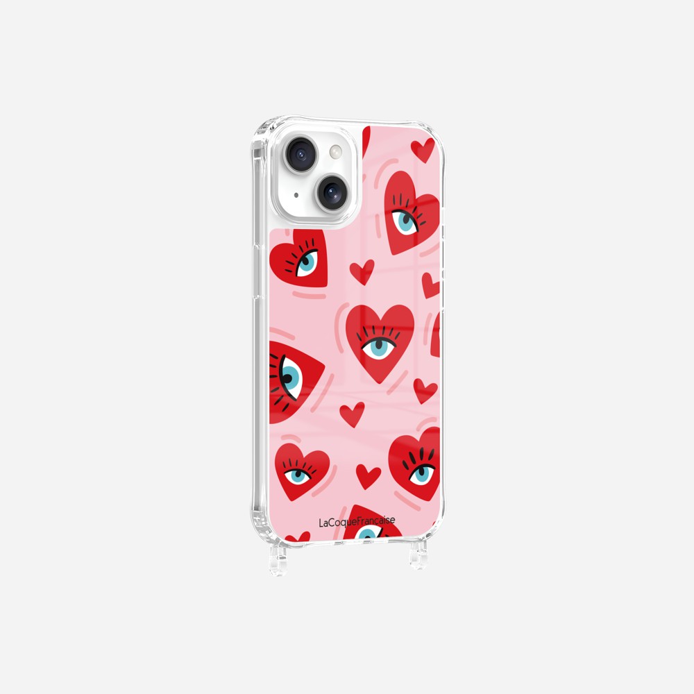 Coque Anneaux Imprimee Yeux D'amour - 16