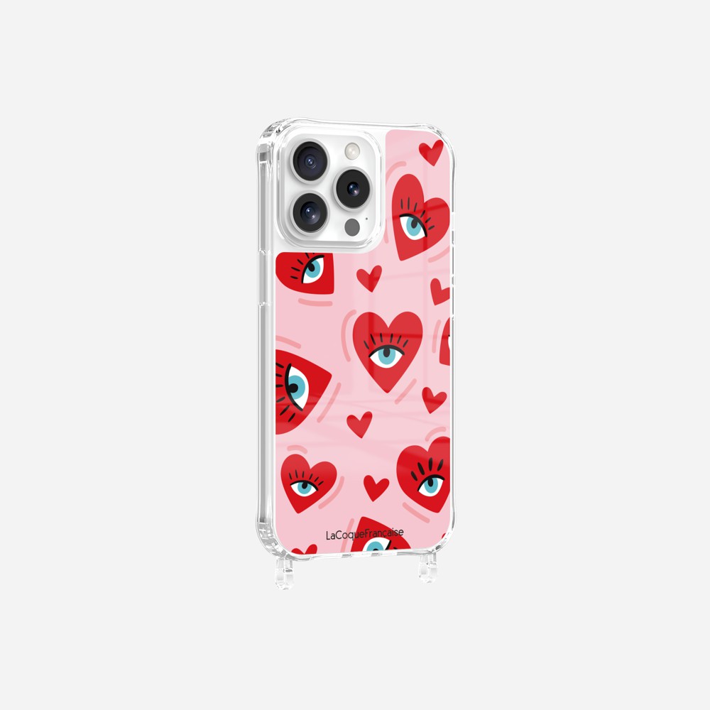 Coque Anneaux Imprimee Yeux D'amour - 18