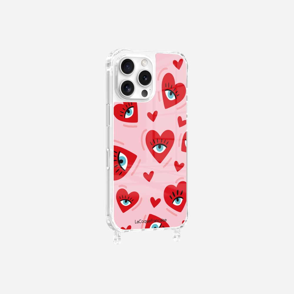 Coque Anneaux Imprimee Yeux D'amour - 7