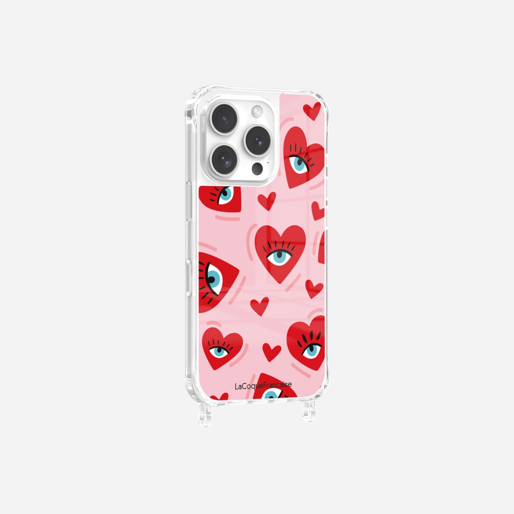 Coque Anneaux Imprimee Yeux D'amour - 6
