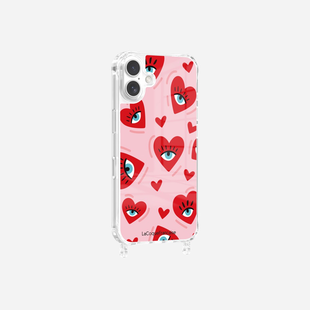 Coque Anneaux Imprimee Yeux D'amour - 9