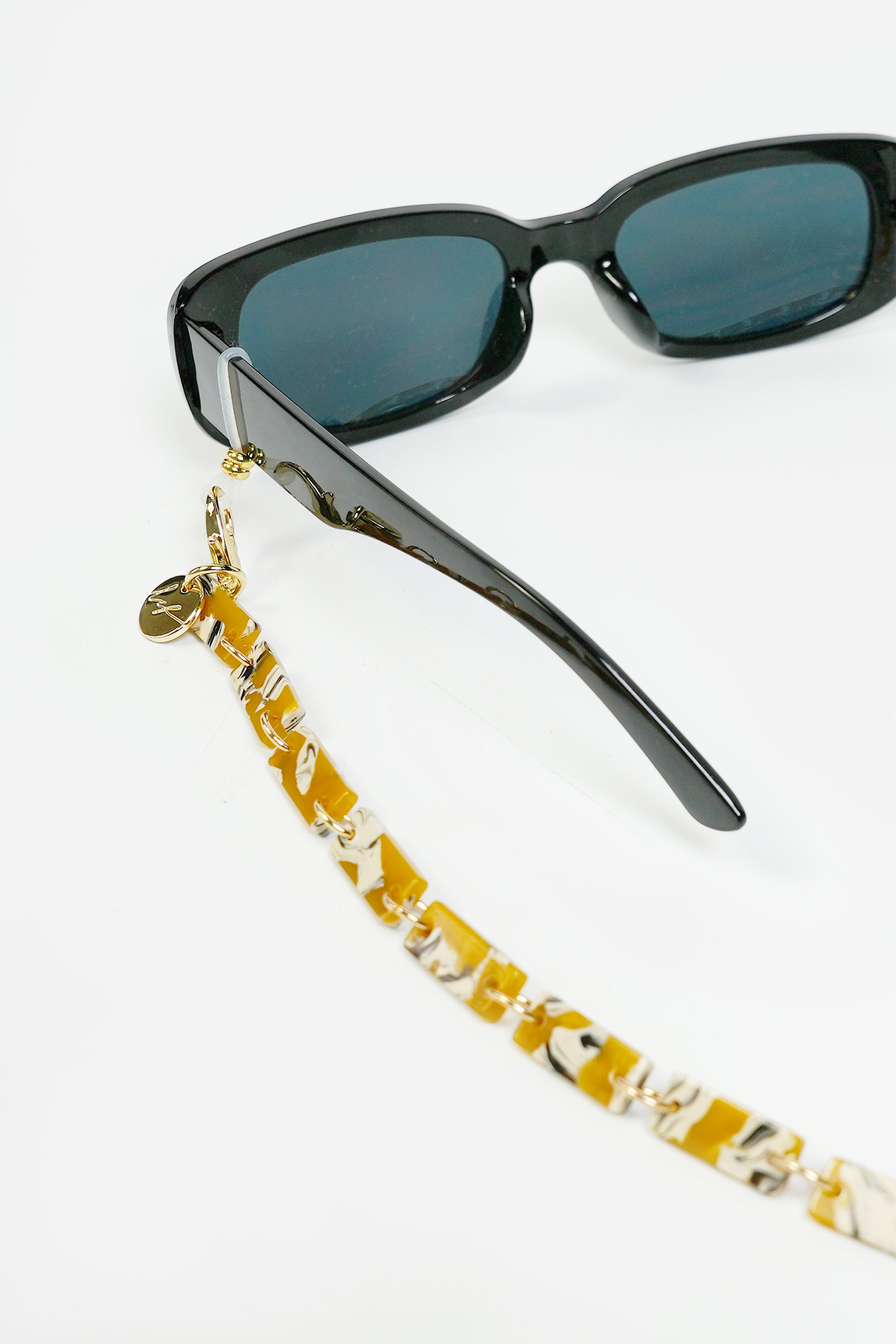 Bijoux Chaine De Lunettes Nahara Ambre 72 cm - 2