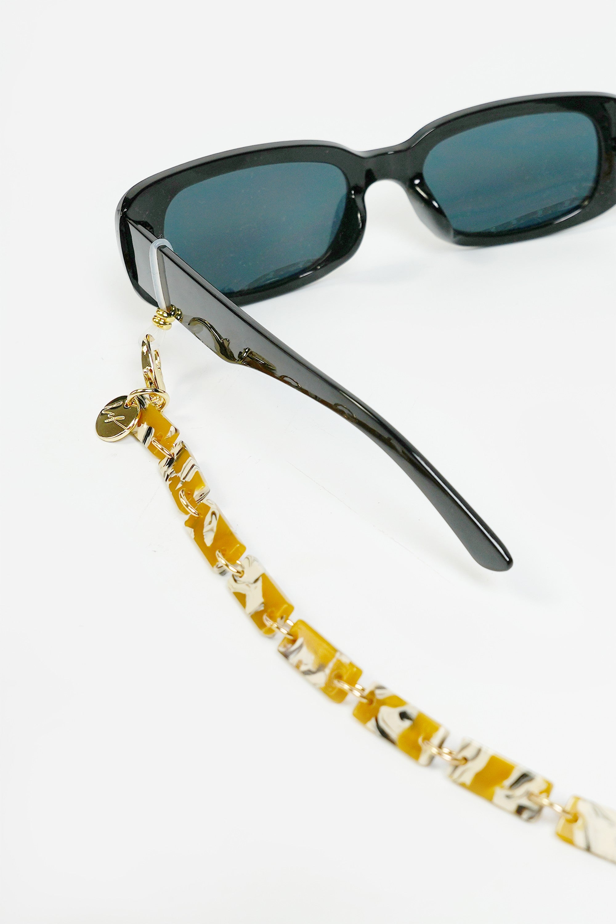 Bijoux Chaine De Lunettes Nahara Ambre 72 cm