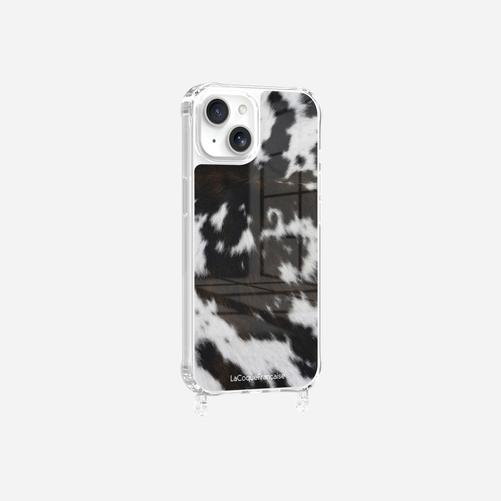 Coque Anneaux Imprimee Vache Bicolore - 12