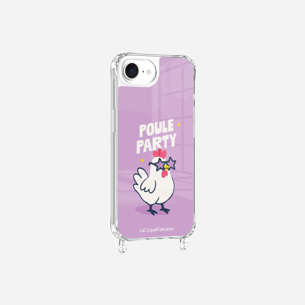 Coque Anneaux Imprimee Poule Party