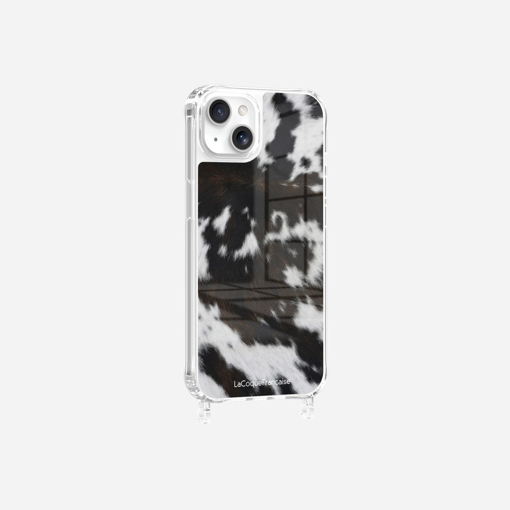 Coque Anneaux Imprimee Vache Bicolore - 17