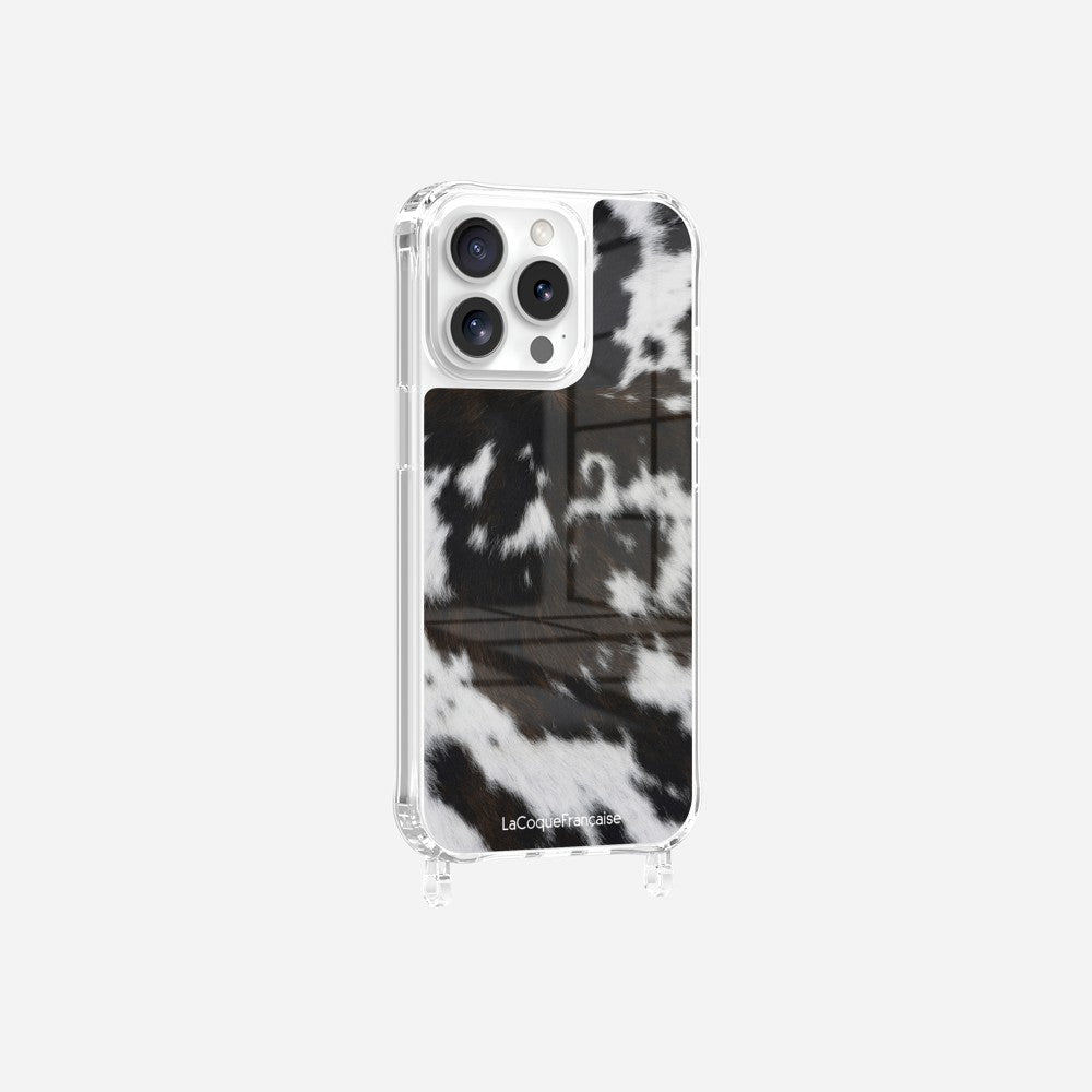 Coque Anneaux Imprimee Vache Bicolore - 18