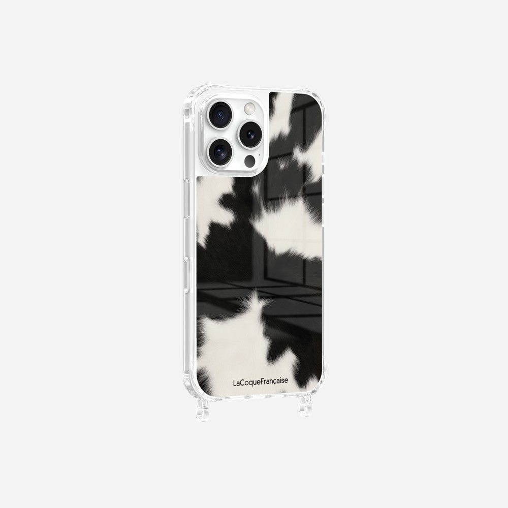 Black Cow Printed Ring Case