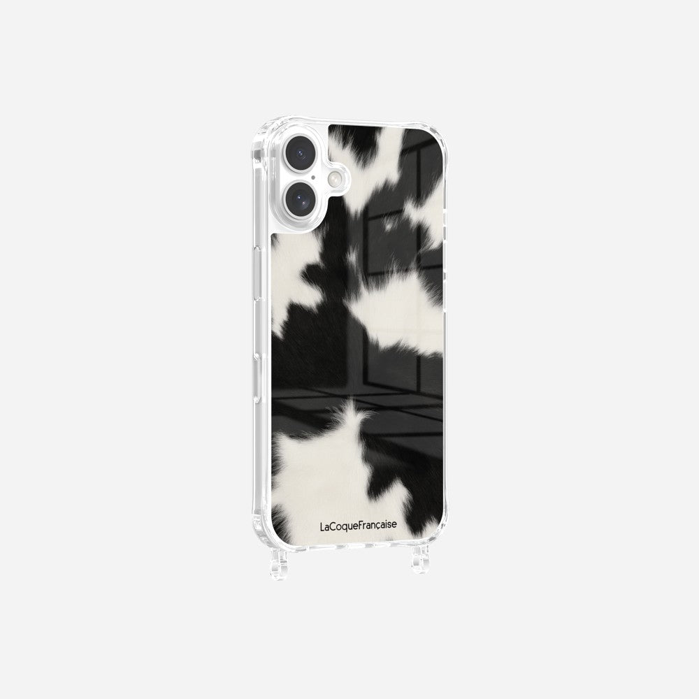 Coque Anneaux Imprimee Vache Noire - 9