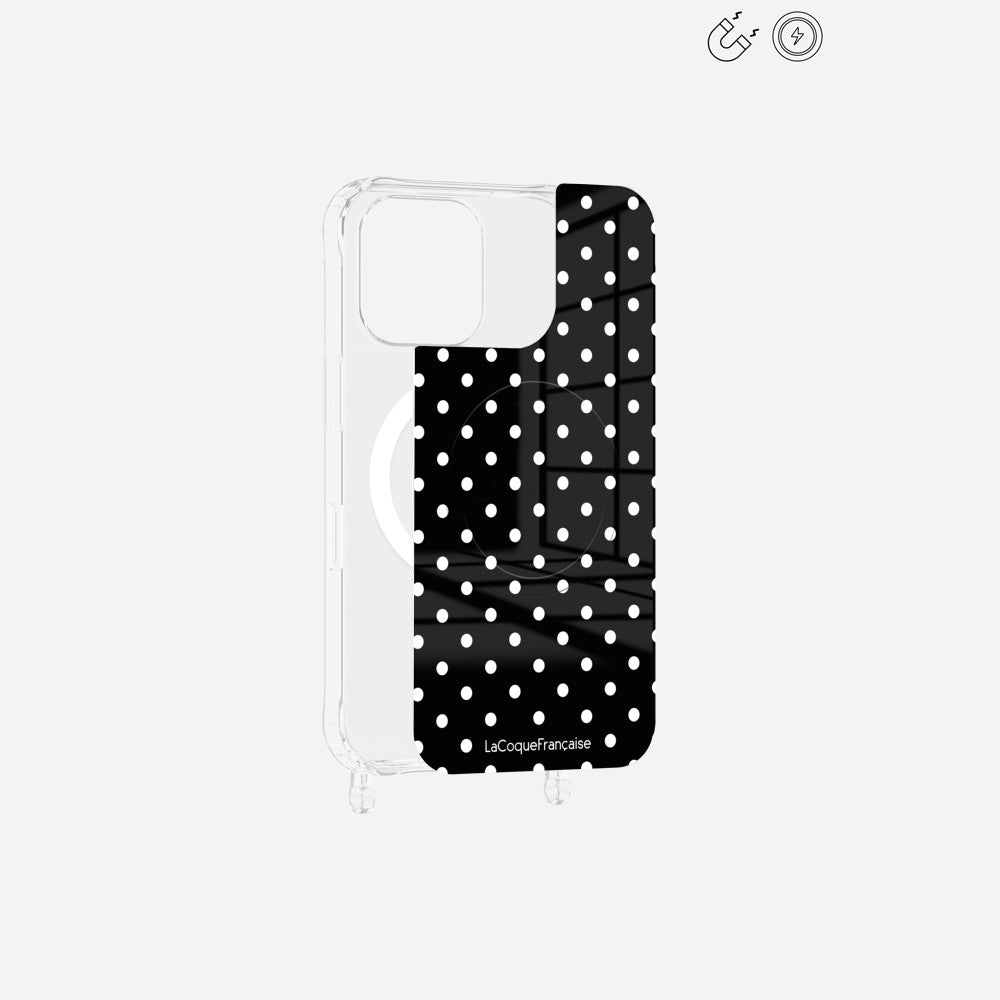 Plaque Magnetique Imprimee Pois Blanc - 7