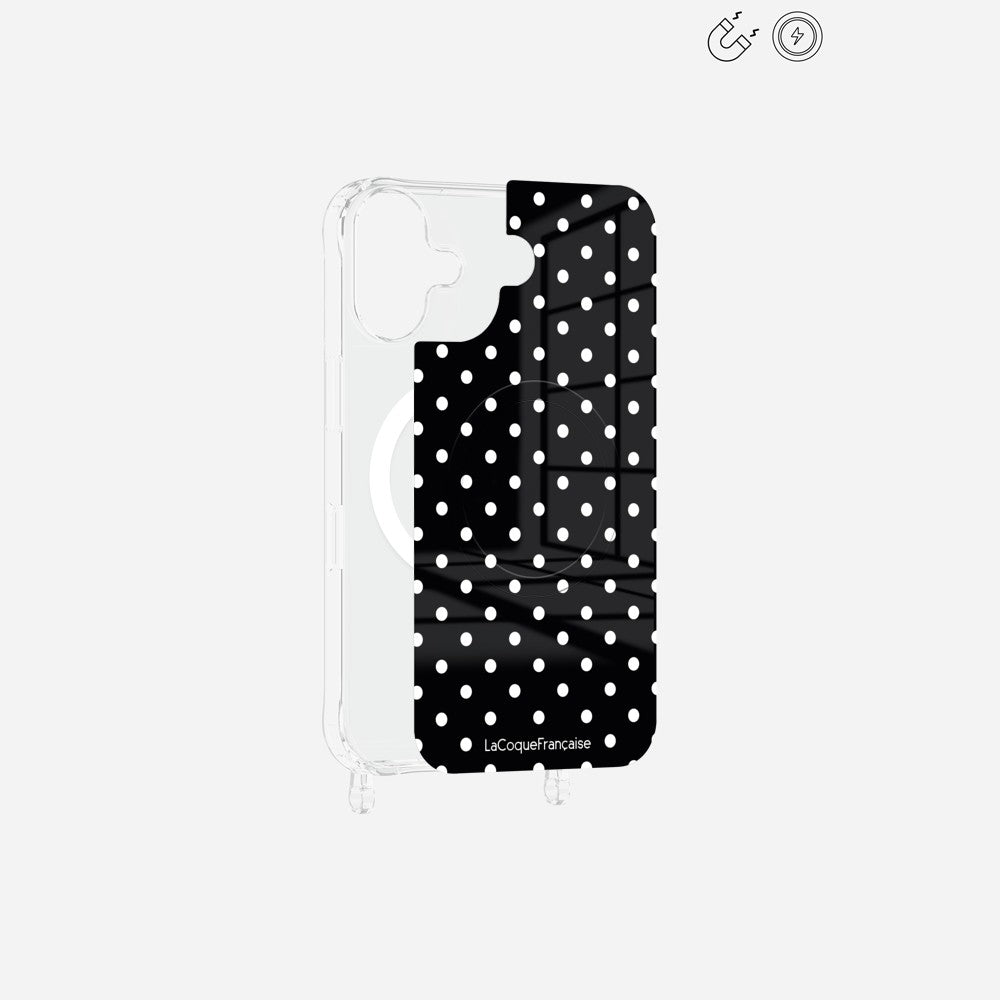 Plaque Magnetique Imprimee Pois Blanc - 9
