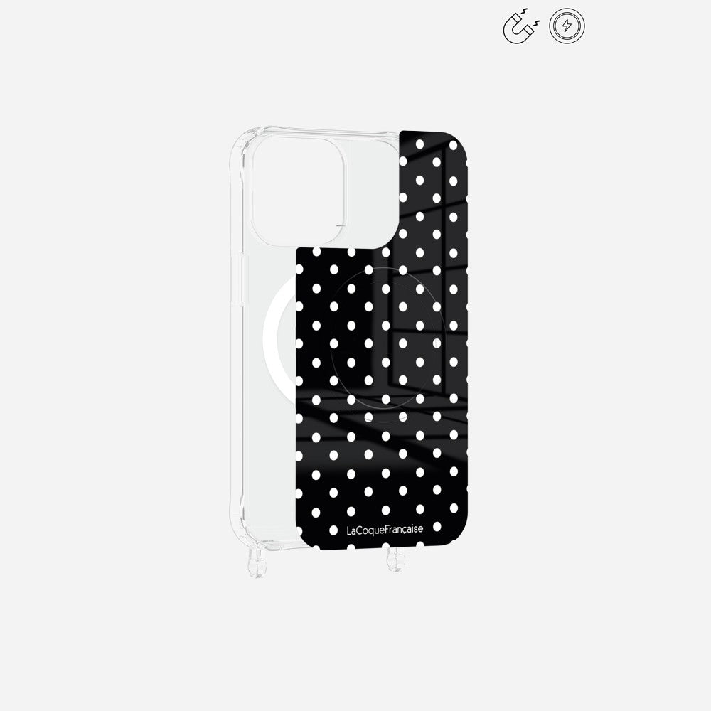 Plaque Magnetique Imprimee Pois Blanc - 15