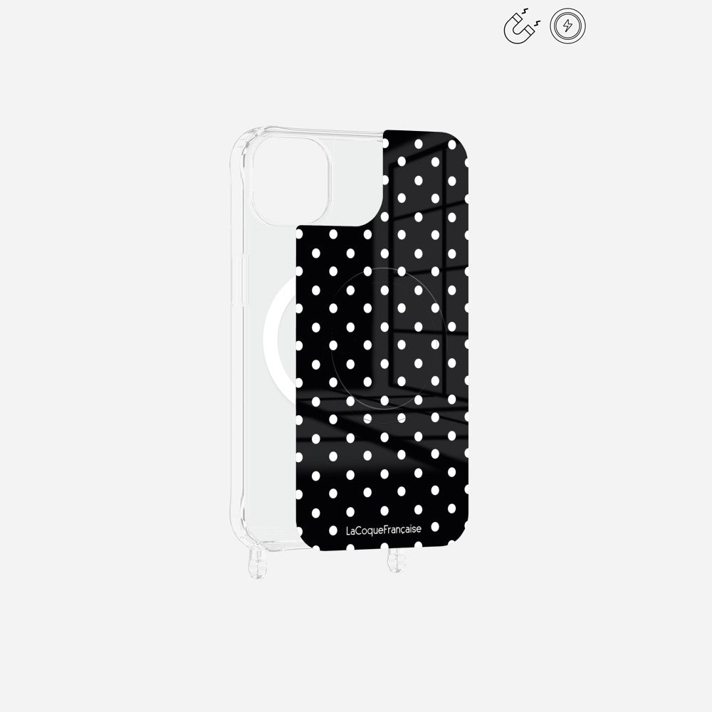 Plaque Magnetique Imprimee Pois Blanc - 17