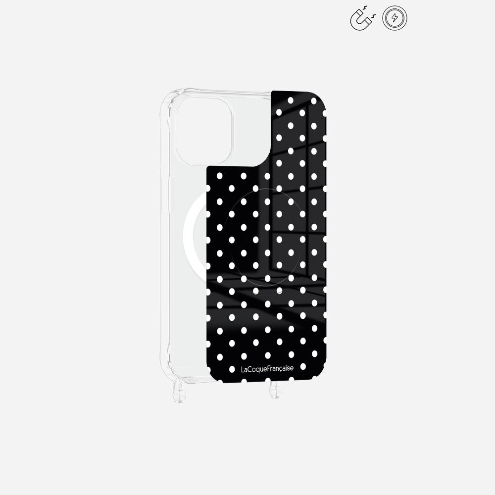 Plaque Magnetique Imprimee Pois Blanc - 21