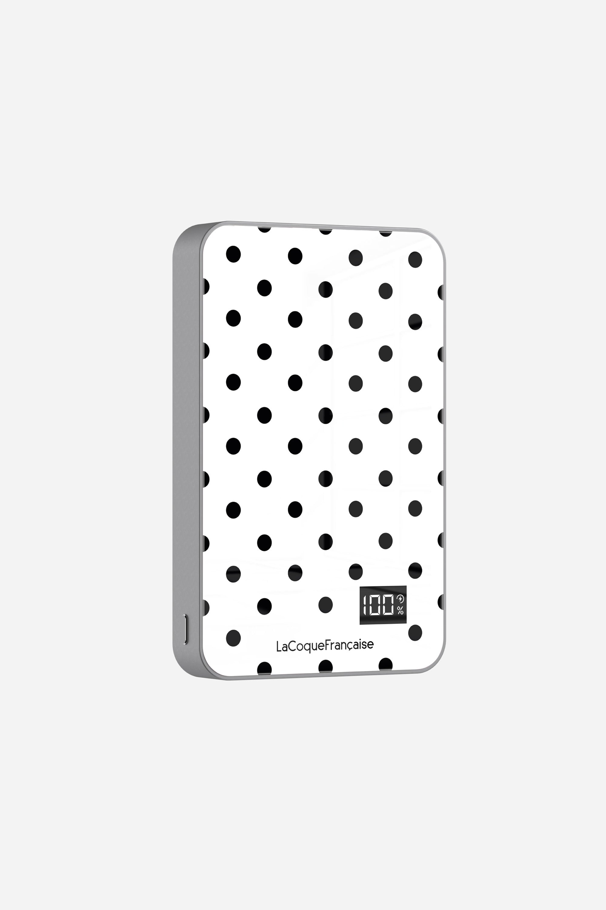 Batterie Magsafe Pois Noir Blanc 10 000 Mah