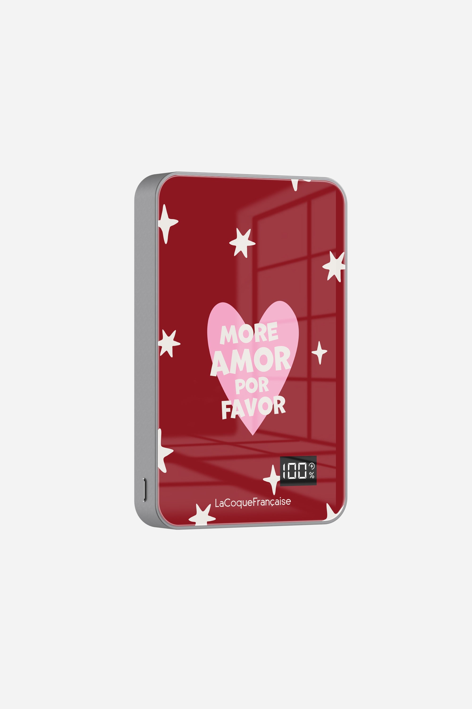 Batterie Magsafe More Amor Coeur Bordeaux 10 000 Mah