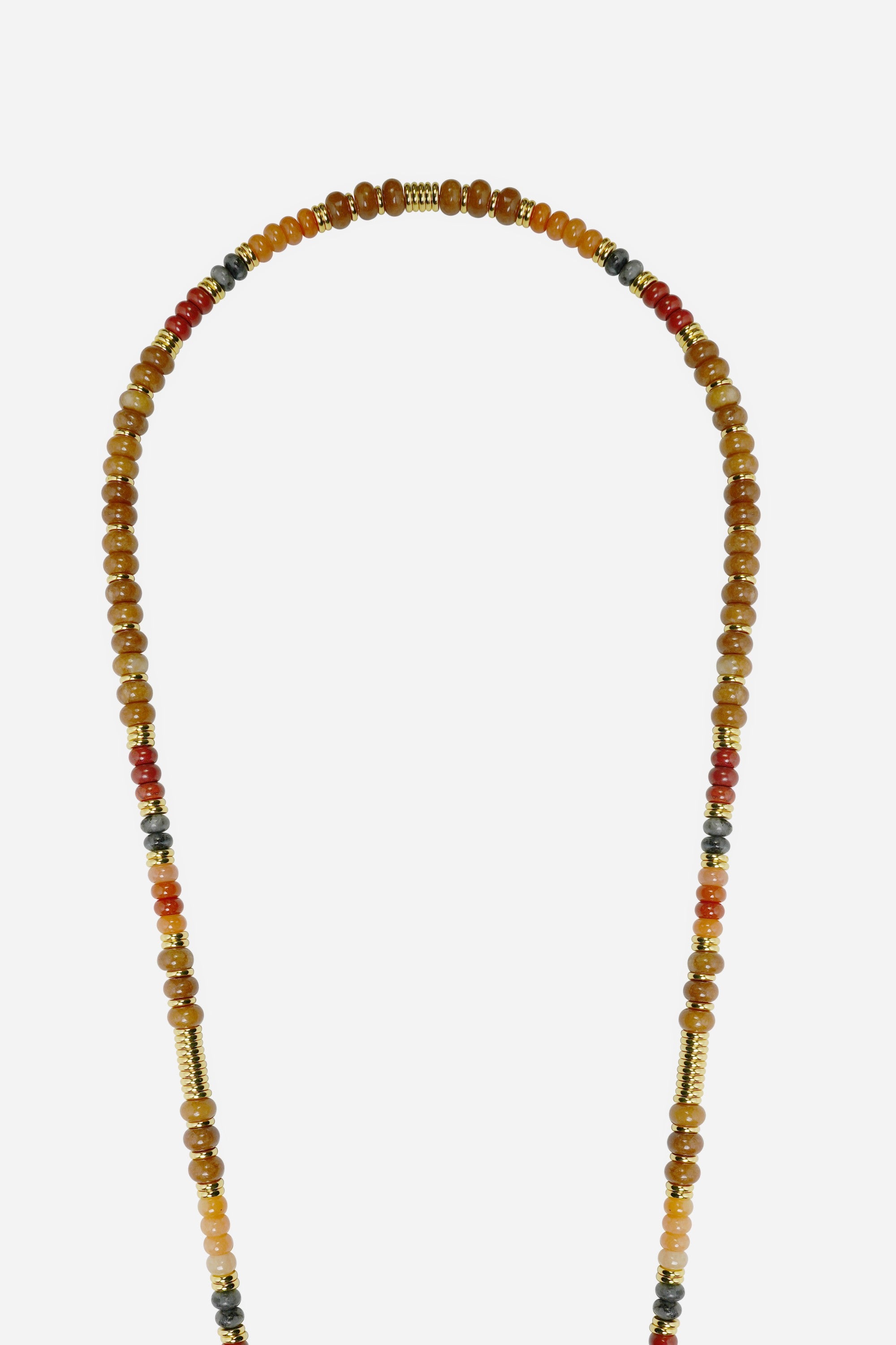 Chaine Longue Helene Marron 120 cm