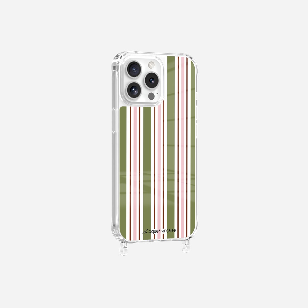 Printed Khaki Stripe Ring Case