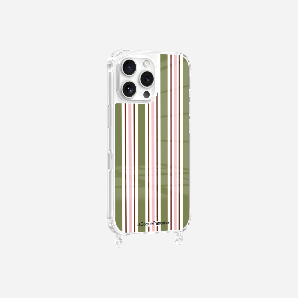 Printed Khaki Stripe Ring Case