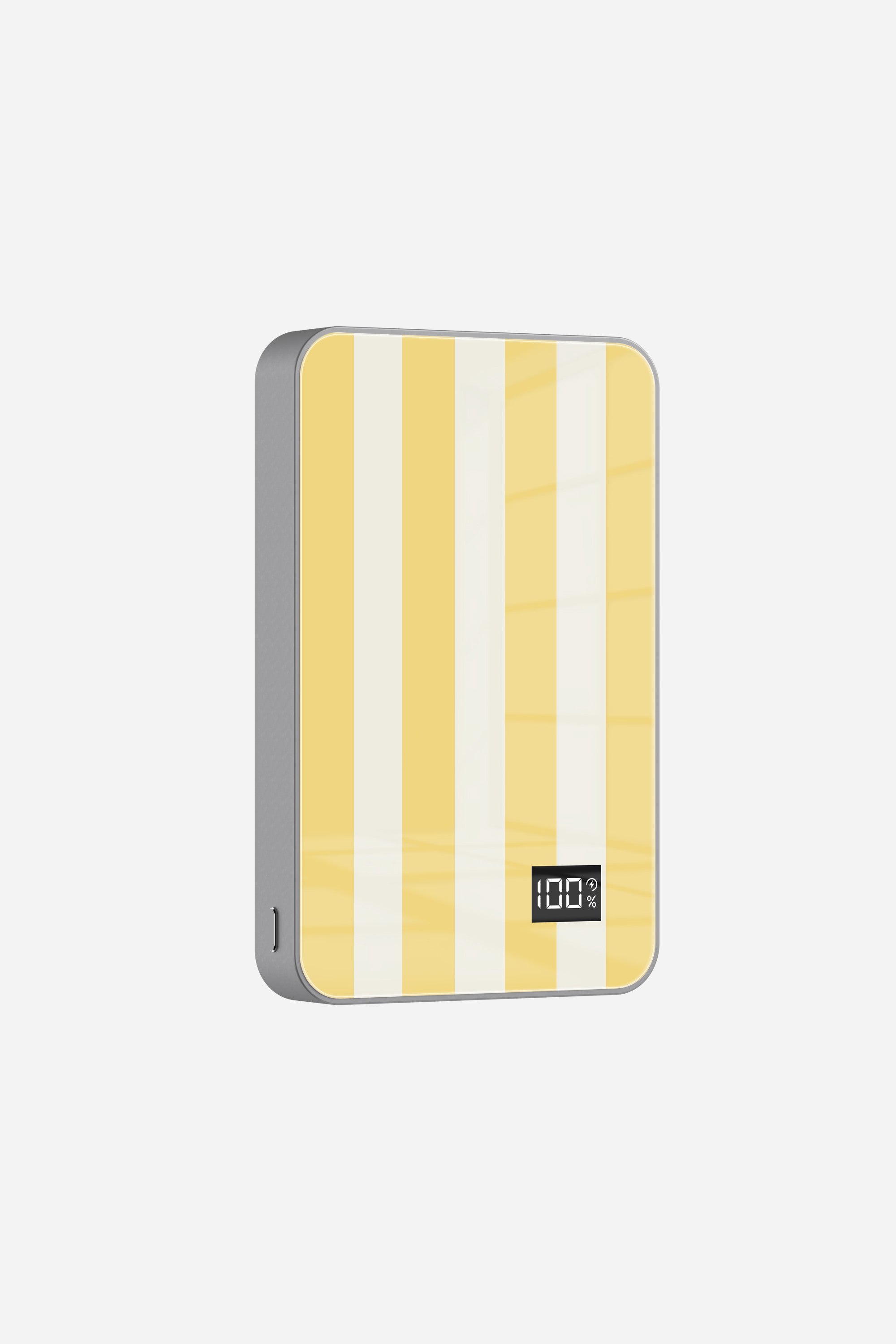 Batterie Magsafe Rayure Jaune Beige Jaune 10 000 Mah