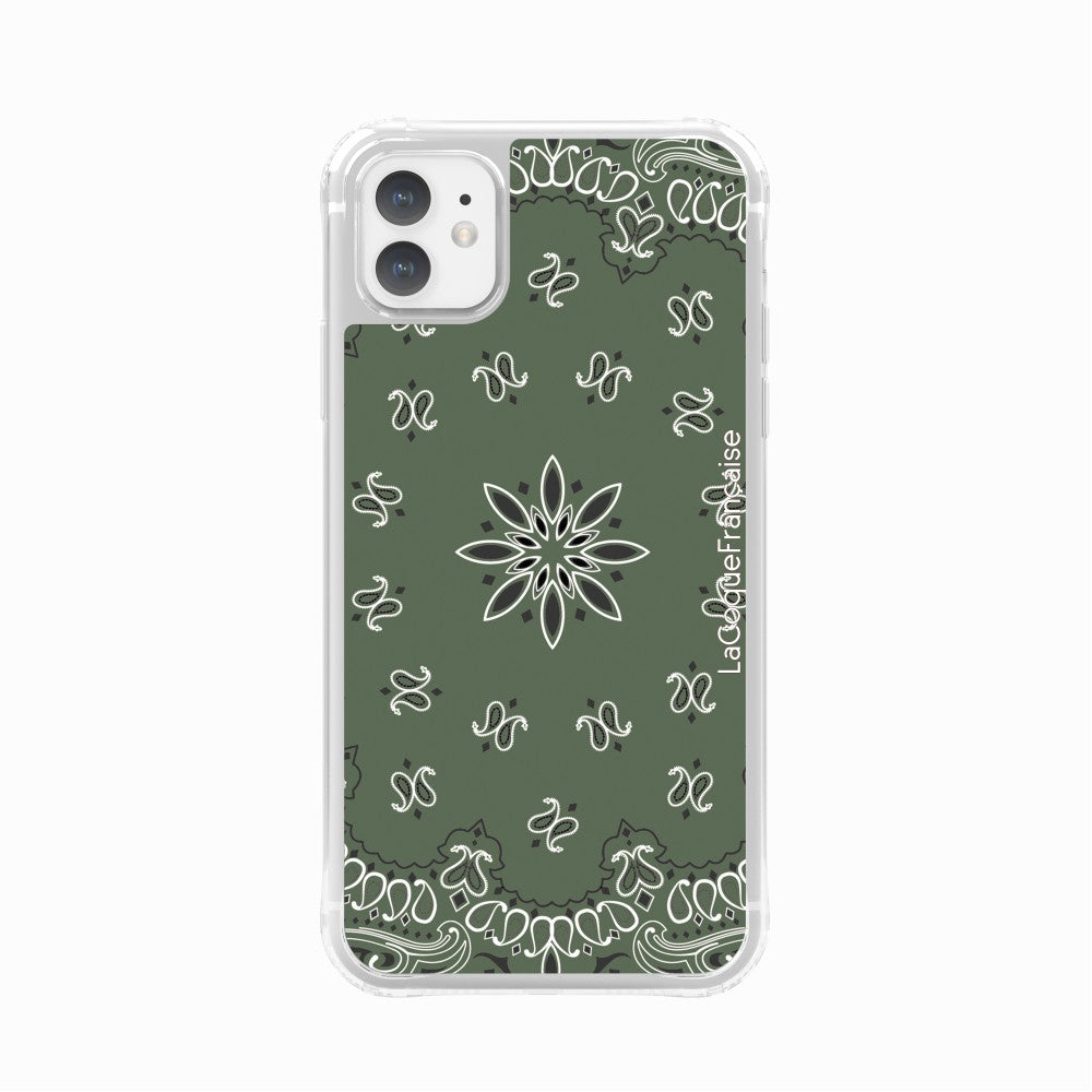 Coque Sans Anneaux Imprimee Bandana Kaki - 20
