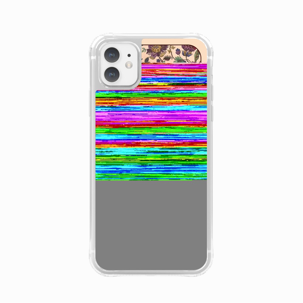 Coque Sans Anneaux Imprimee Foulard Fleurs Oranges - 20