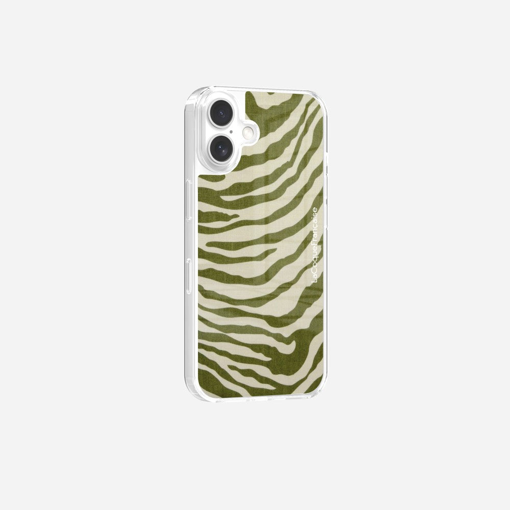 Coque Sans Anneaux Imprimee Zebre Vert - 5