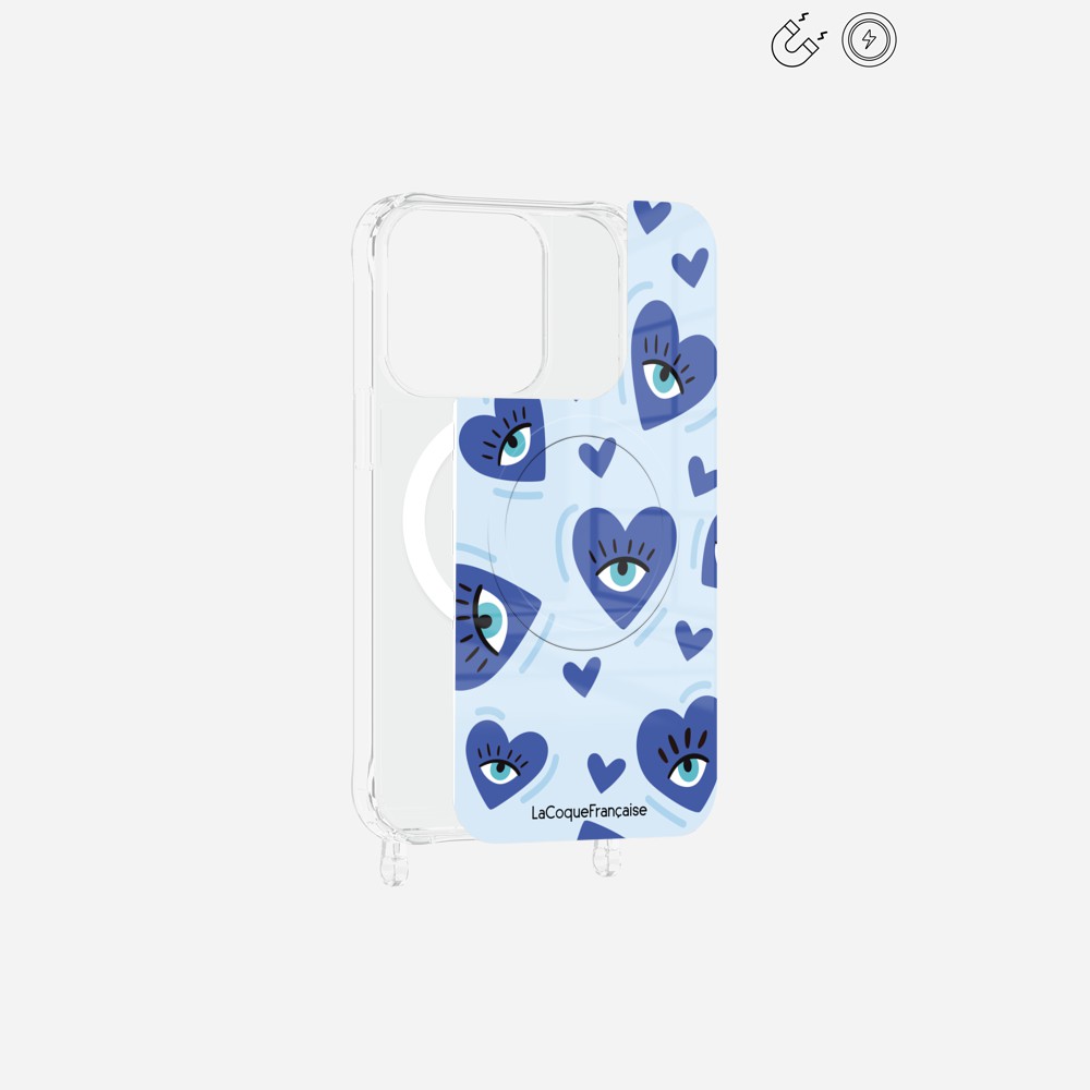 Printed Magnetic Plate Blue Love Eyes