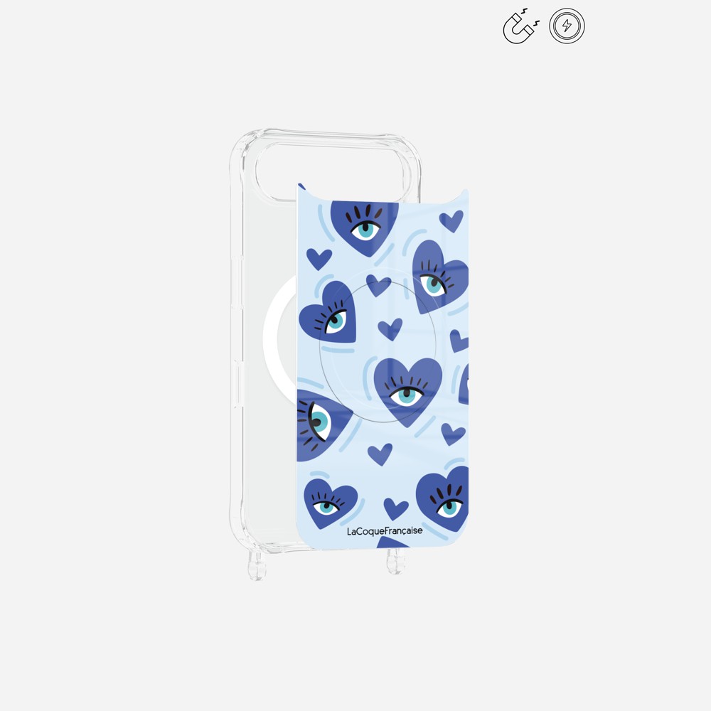 Printed Magnetic Plate Blue Love Eyes