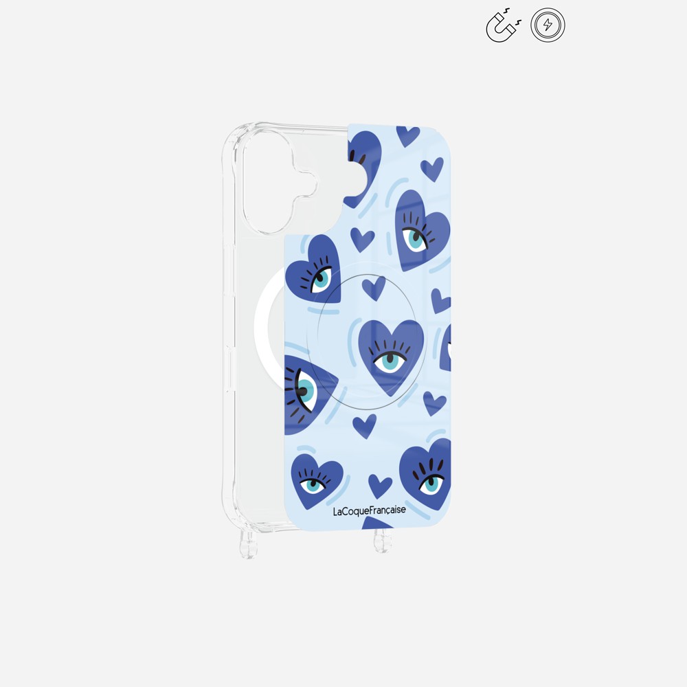 Plaque Magnetique Imprimee Yeux D'amour Bleu