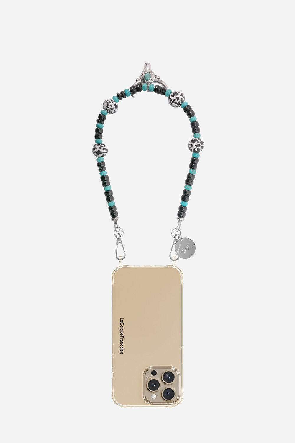 Chaine Courte Dolores Noir 40 cm