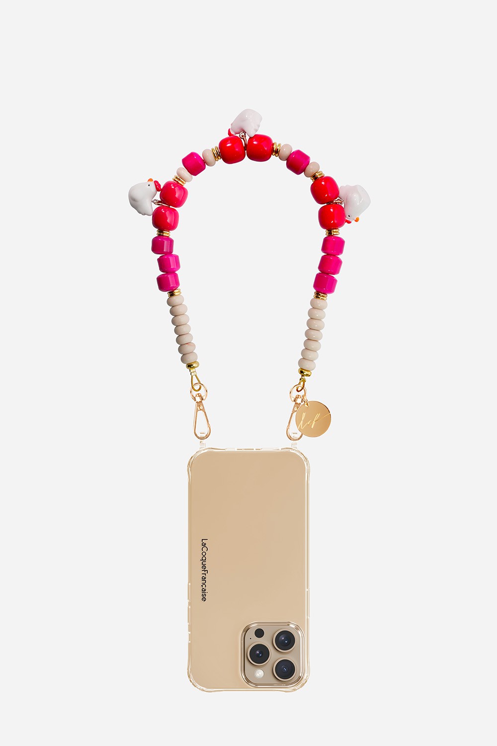 Chaine Courte Poupi Rose 40 cm