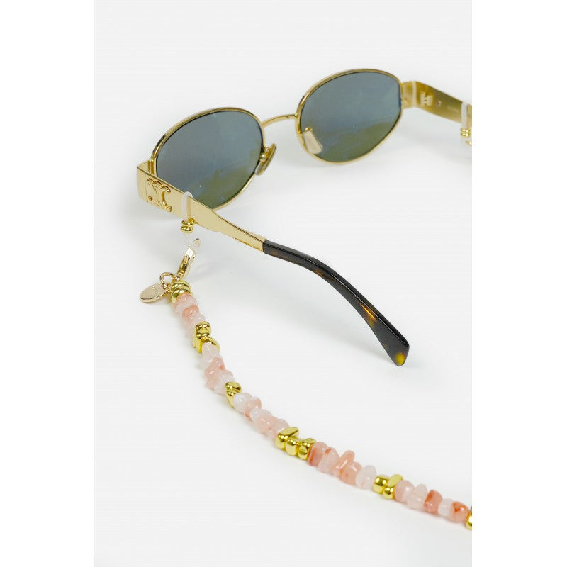 Bijoux Chaine De Lunettes Liviya Rose 72 cm