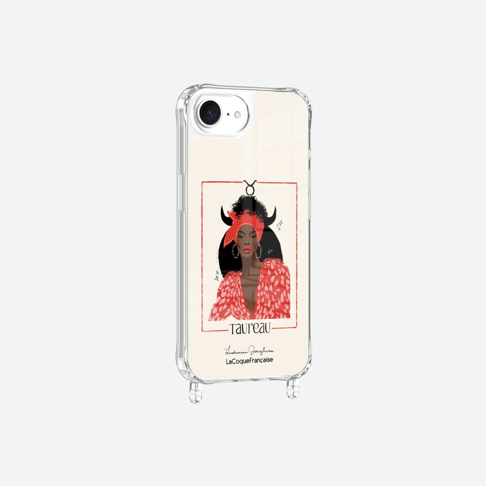 Coque LUDIVINE JOSEPHINE X LCF Anneaux Imprimee Taureau