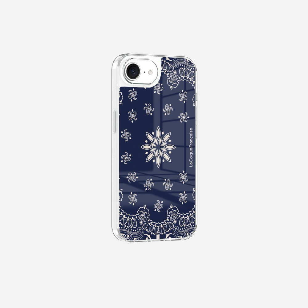 Coque Sans Anneaux Imprimee Bandana Marine