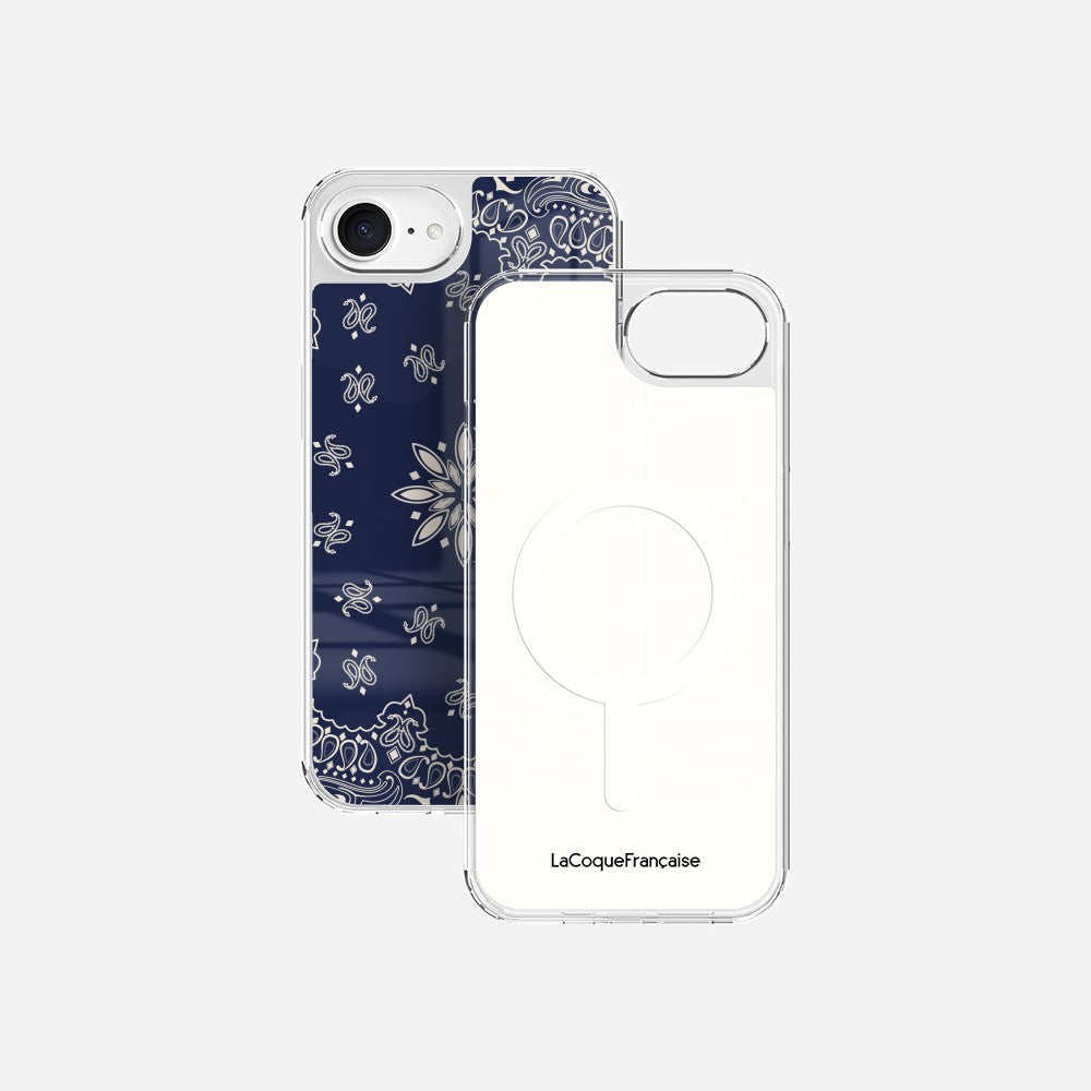 Coque Sans Anneaux Imprimee Bandana Marine