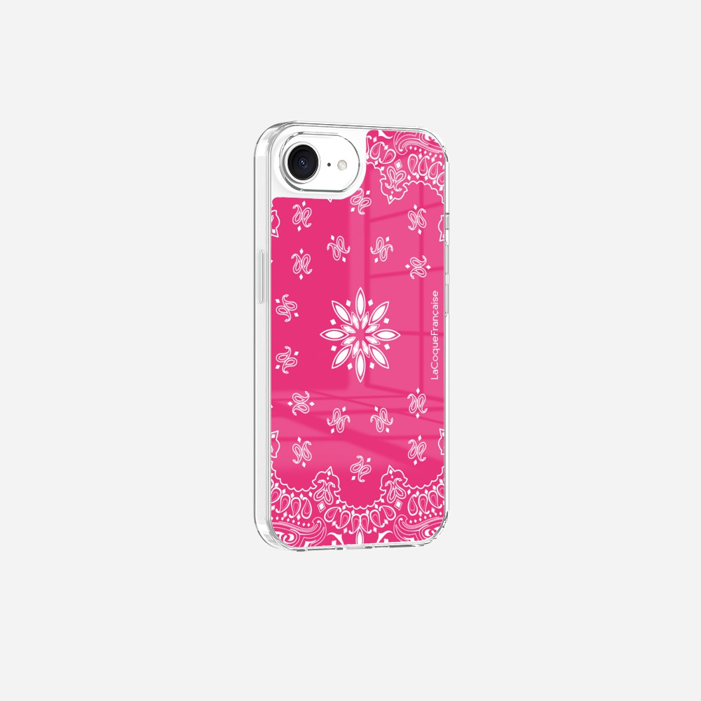 Coque Sans Anneaux Imprimee Bandana Rose 2