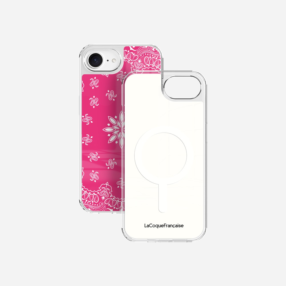 Coque Sans Anneaux Imprimee Bandana Rose 2