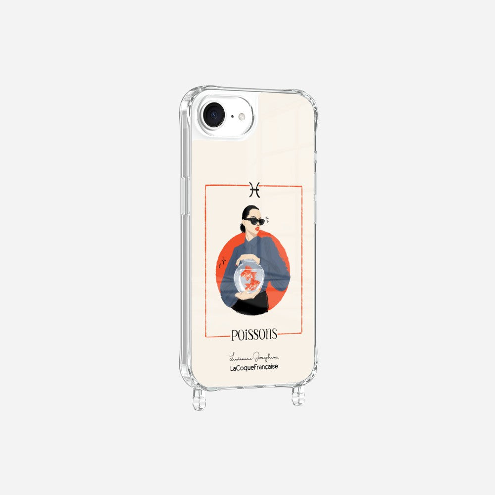 Coque LUDIVINE JOSEPHINE X LCF Anneaux Imprimee Poisson